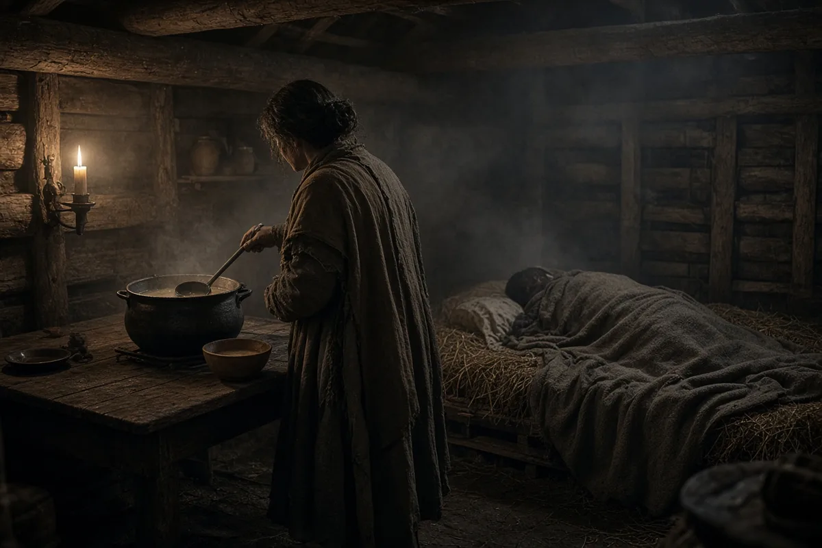 Contemporary accounts describe Cuthbert personally feeding the sick during the plague outbreaks of the 680s.