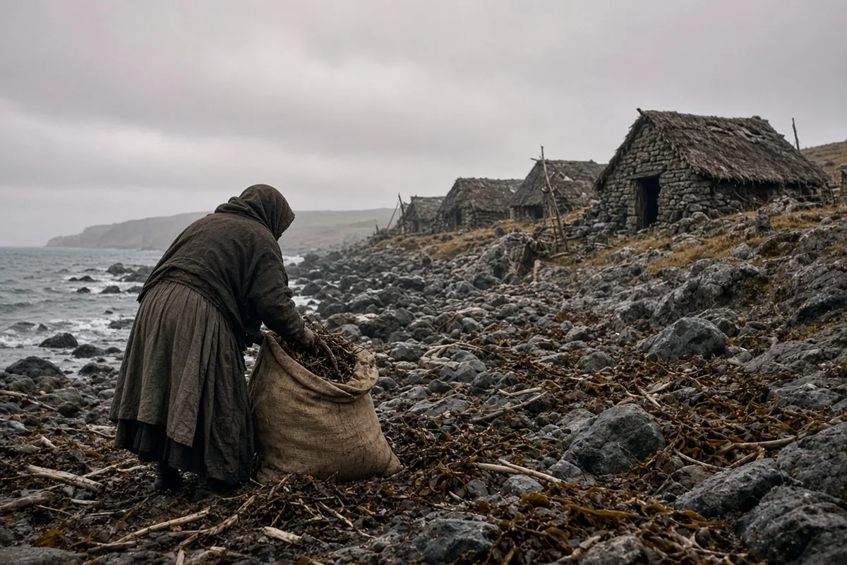 Accounts from the period describe Cuthbert collecting natural materials to sustain and treat plague victims in remote areas.