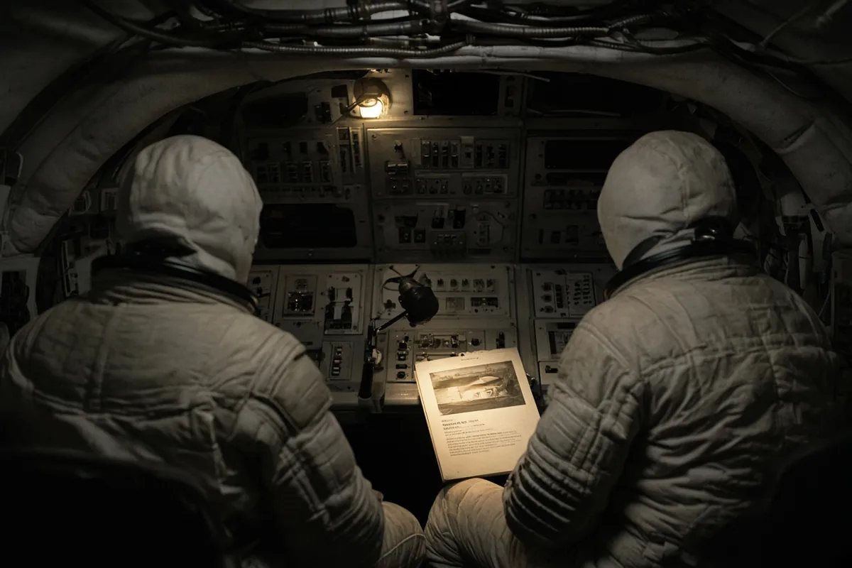 Frank Borman, Jim Lovell, and Bill Anders alternated verses in the live broadcast.