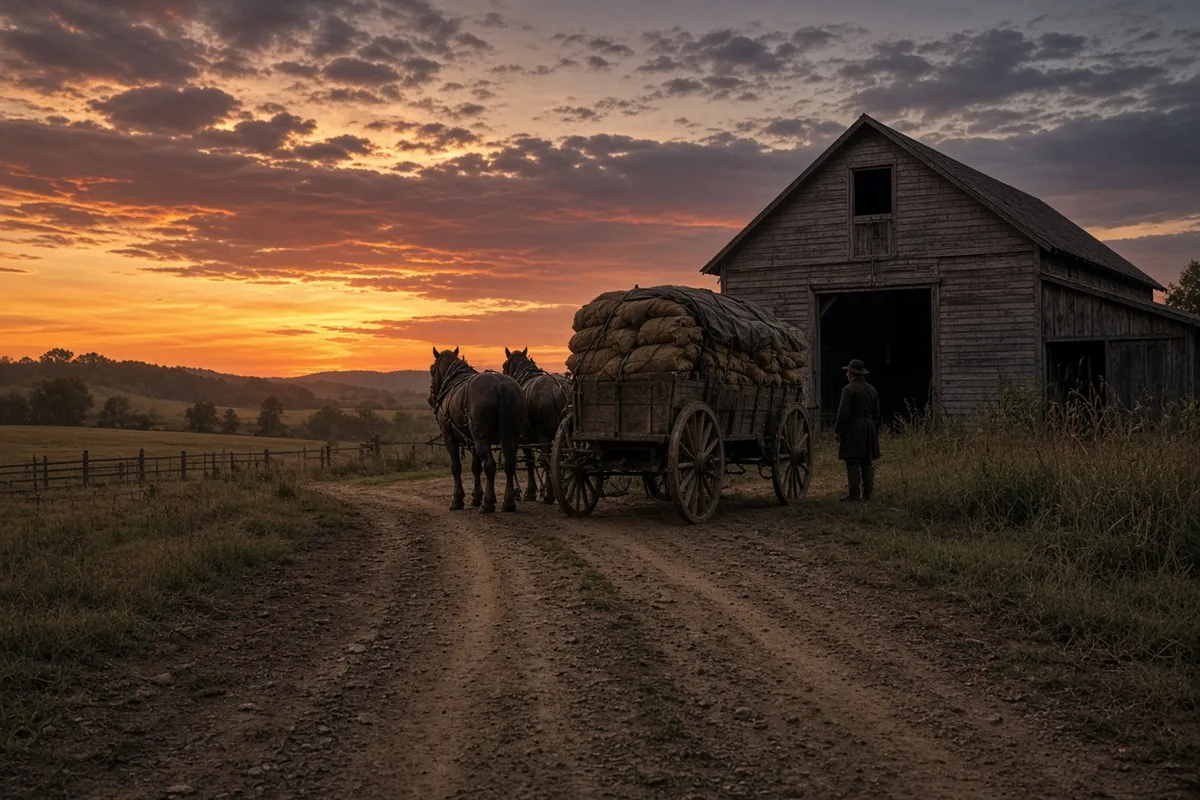 Fugitives were transported between safe houses in ordinary farm wagons without recapture.