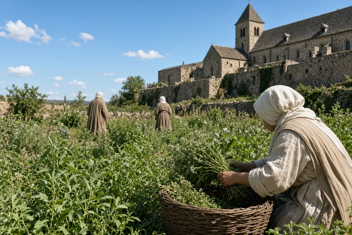 Hildegard practiced medicine using herbal remedies alongside her religious duties.