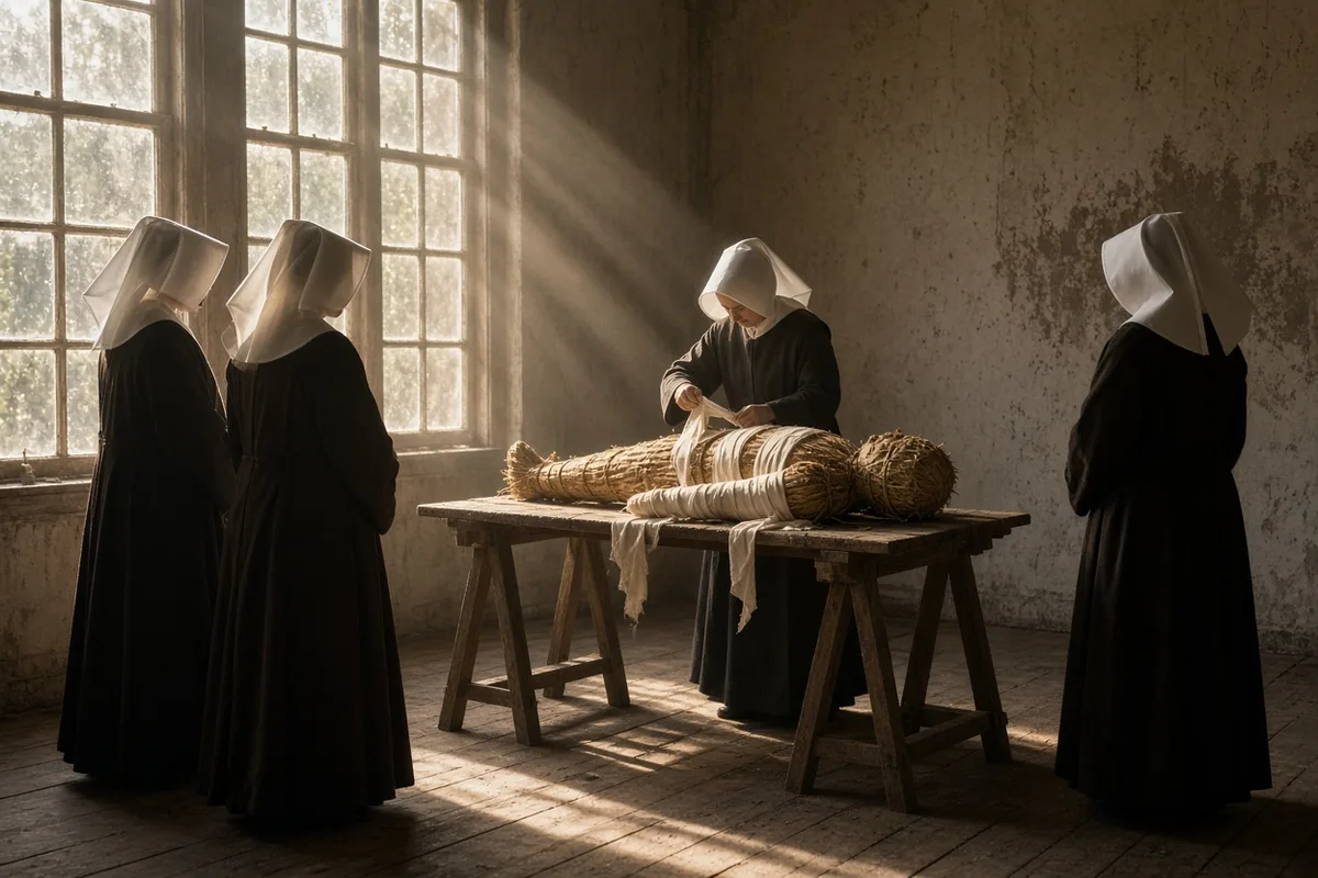 The Daughters received practical training in nursing the sick and caring for the needy.