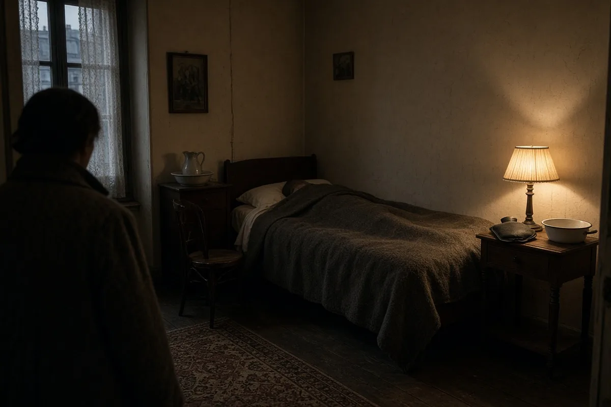 A relative of Suzanne Aubry suffered from peritonitis in 1954.