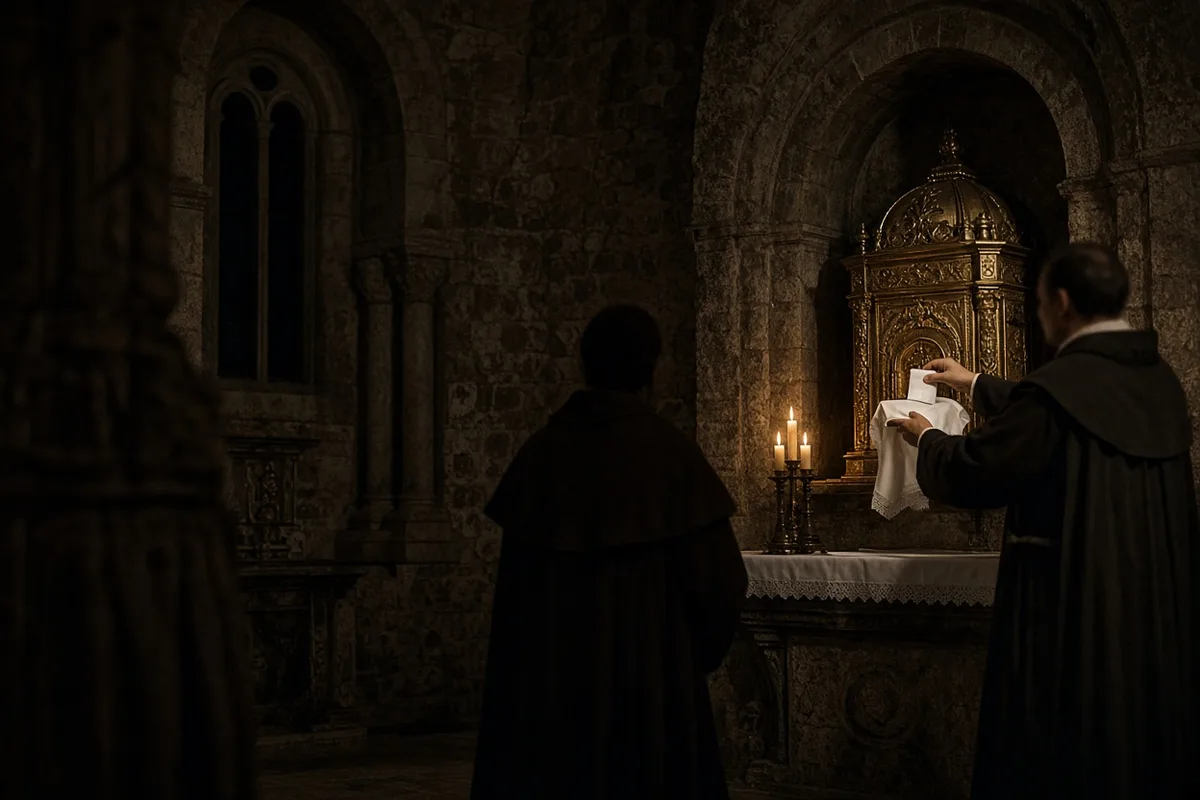 A woman stole a consecrated Host from the church in Santarém in 1247.