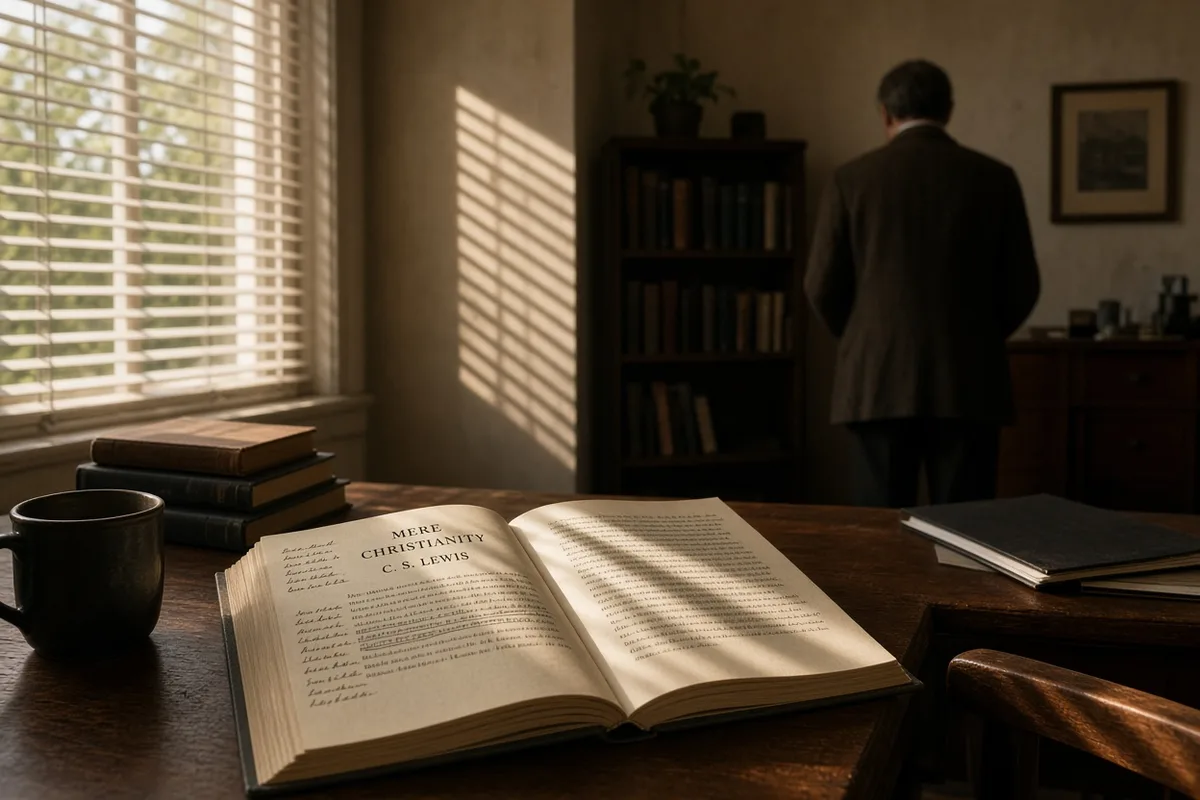 Literary engagement with Christian writers such as C.S. Lewis contributed to Ordway's gradual reevaluation of belief.