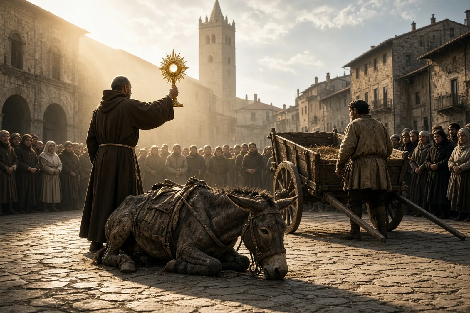 St. Anthony of Padua and the Mule Miracle