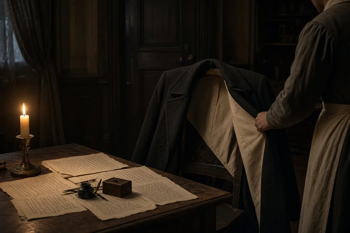 After Pascal's death in 1662, a servant discovered the sewn parchment, and his final years of writing became the unfinished defense of faith later published as the Pensées.