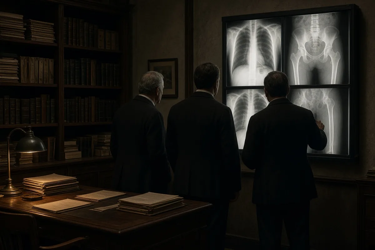 Medical records documented the disappearance of the tuberculosis lesions.
