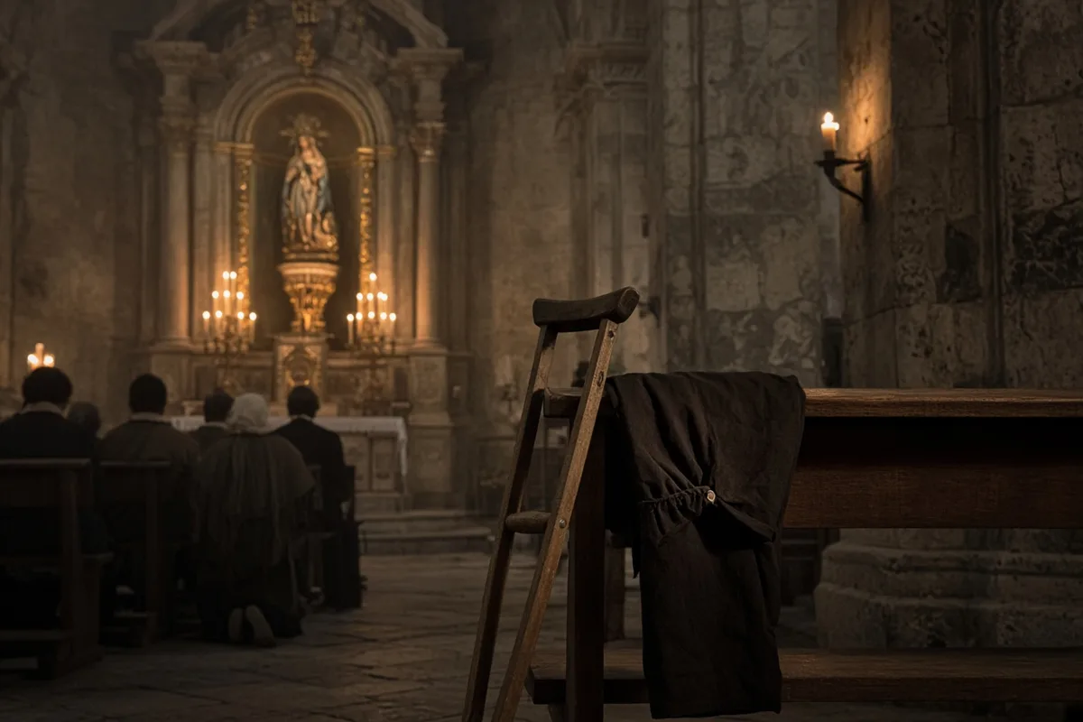 Miguel Pellicer arrived at the shrine with his right leg amputated years earlier after a cart accident.