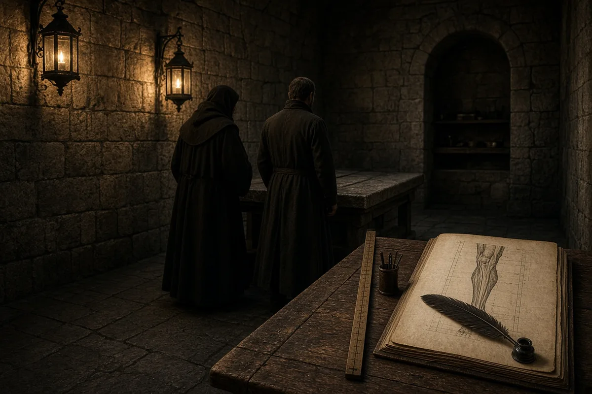 Physicians documented the restored leg with measurements and signed testimonies in 1640.