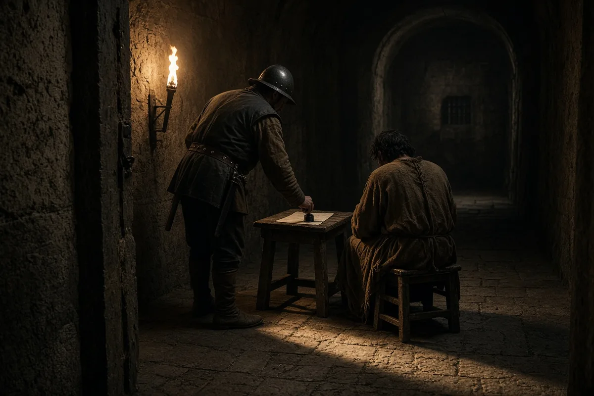 Jan Hus composed multiple letters during his 1415 imprisonment to support followers in Bohemia.