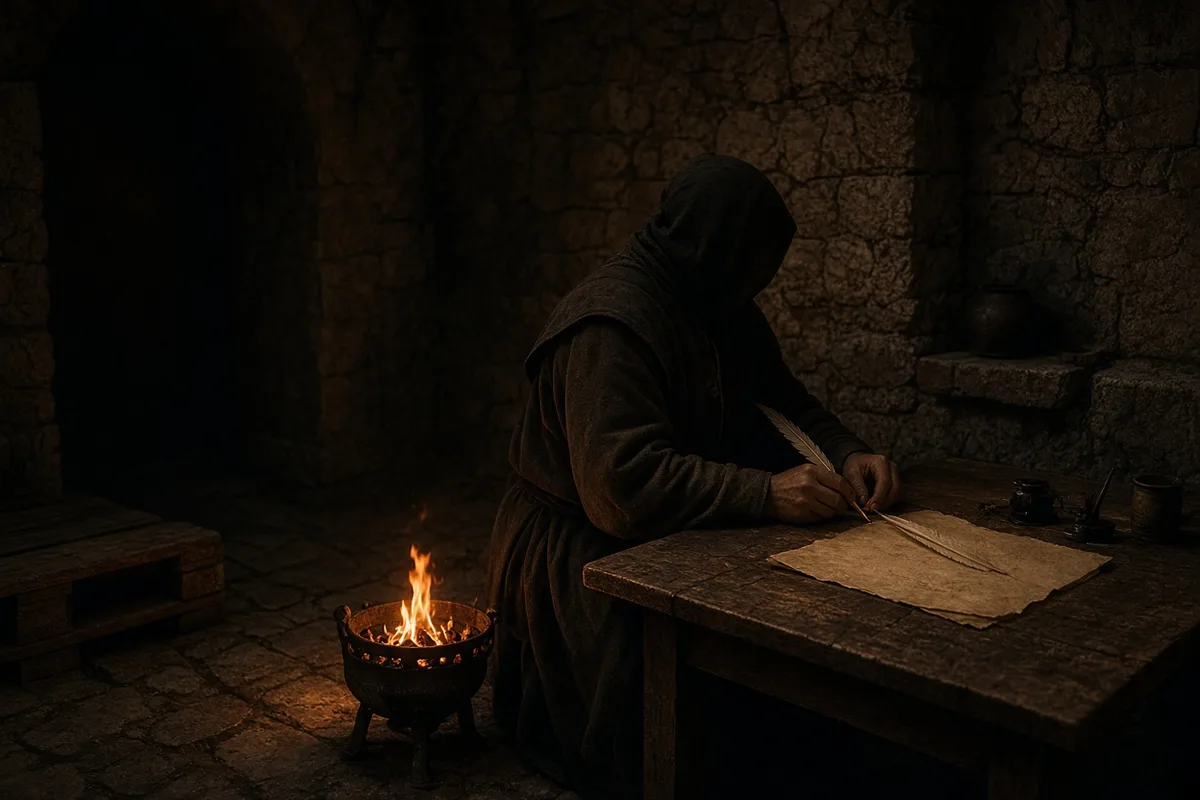 Jan Hus continued writing letters of comfort while chained in his Constance prison cell in 1415.