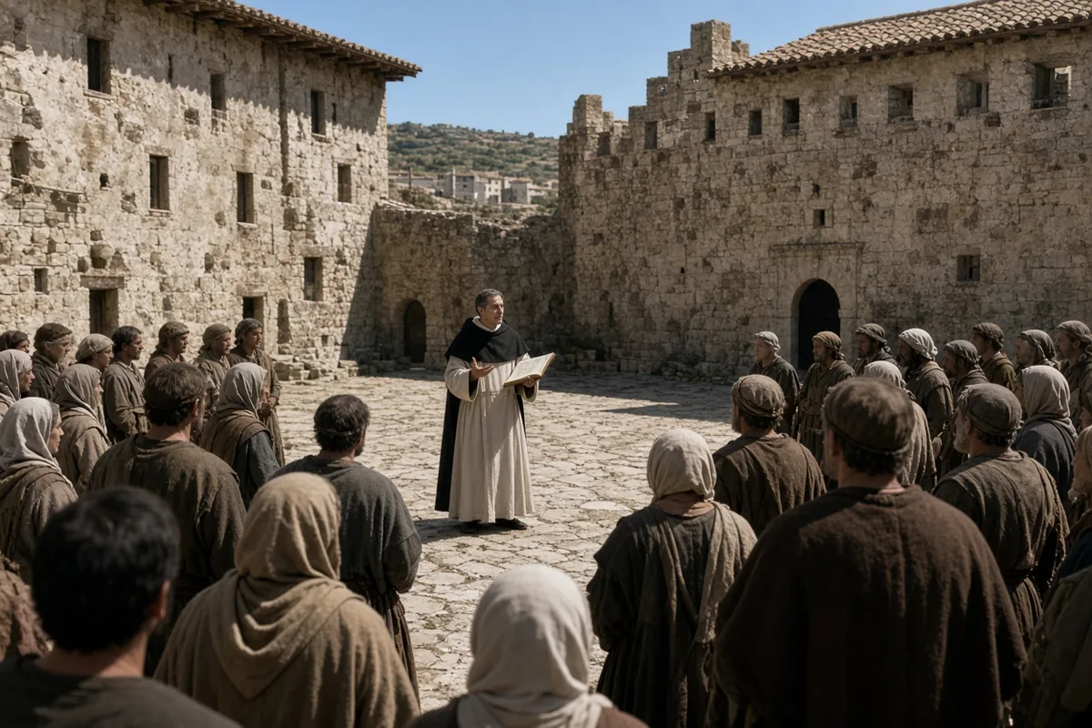His preaching emphasized study and verbal persuasion rather than force.