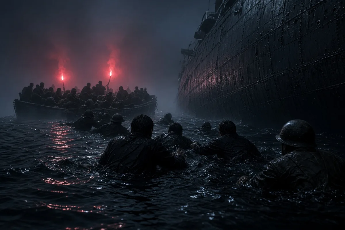 Survivors later reported the chaplains continued to assist others in the icy sea.