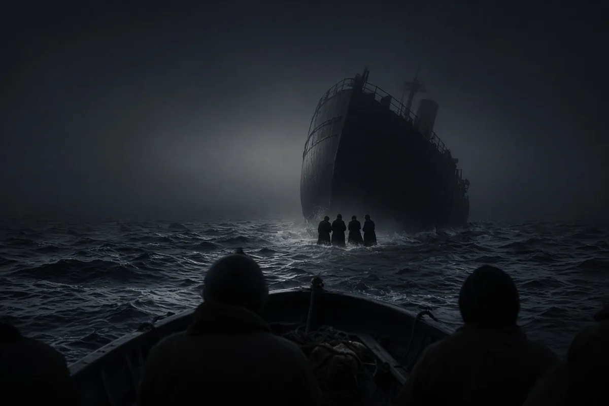 The chaplains perished with the ship, having given their lives so that others might survive.