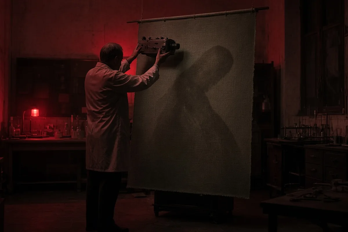 Infrared studies confirmed that the image on the Tilma of Guadalupe floats above the fabric with no paint underneath.