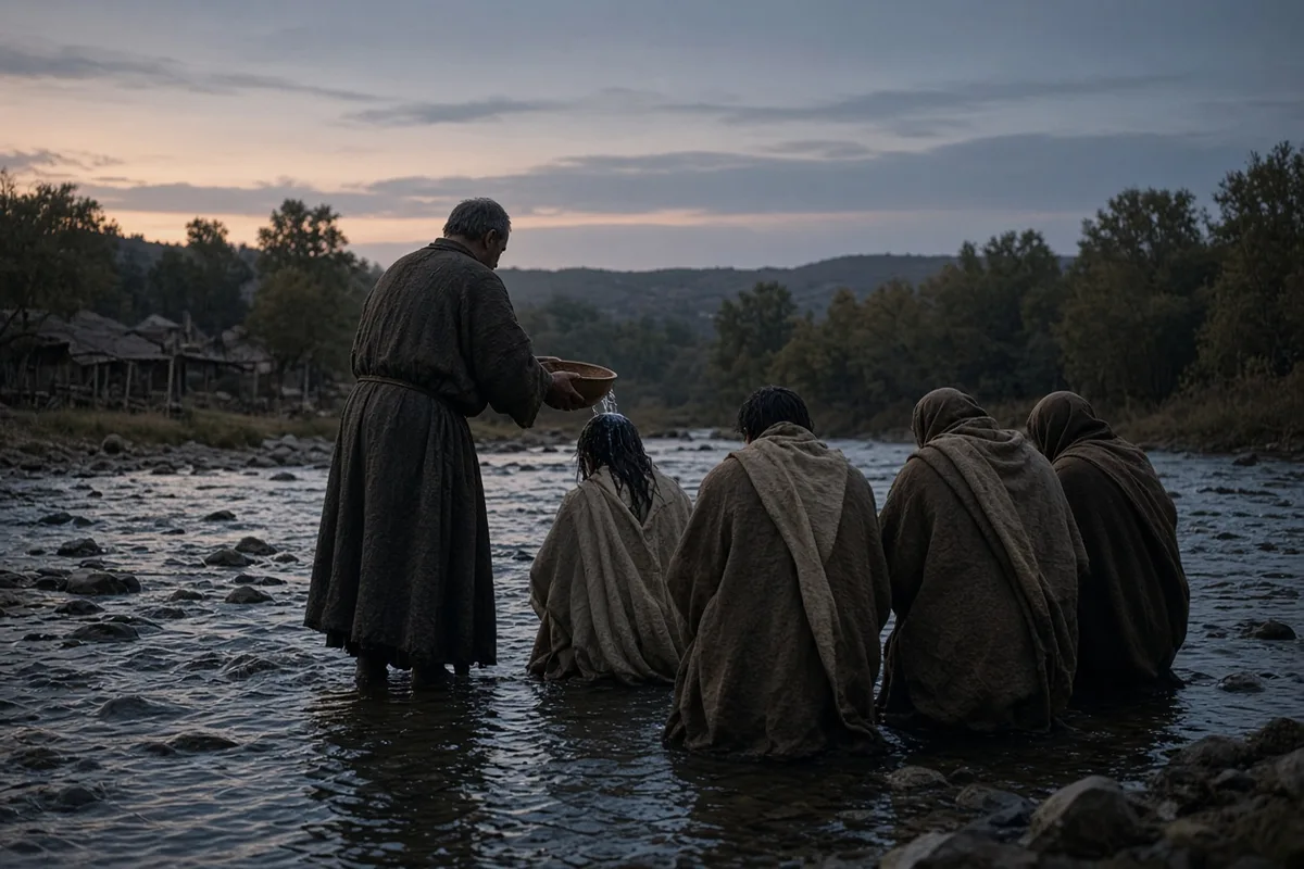 Baptism of converts formed the first step in the widespread acceptance of the new faith across Ireland.