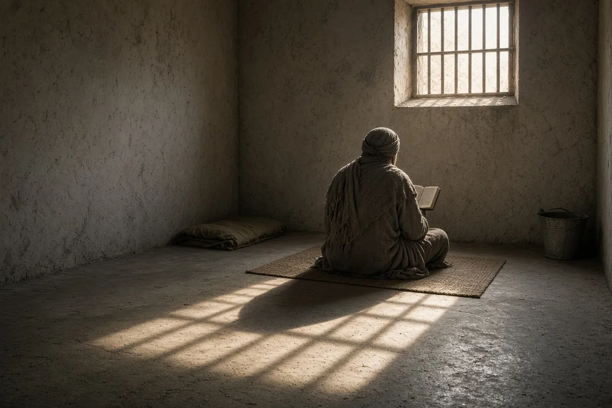 His prison Bible reading gradually reshaped his understanding of truth and society.