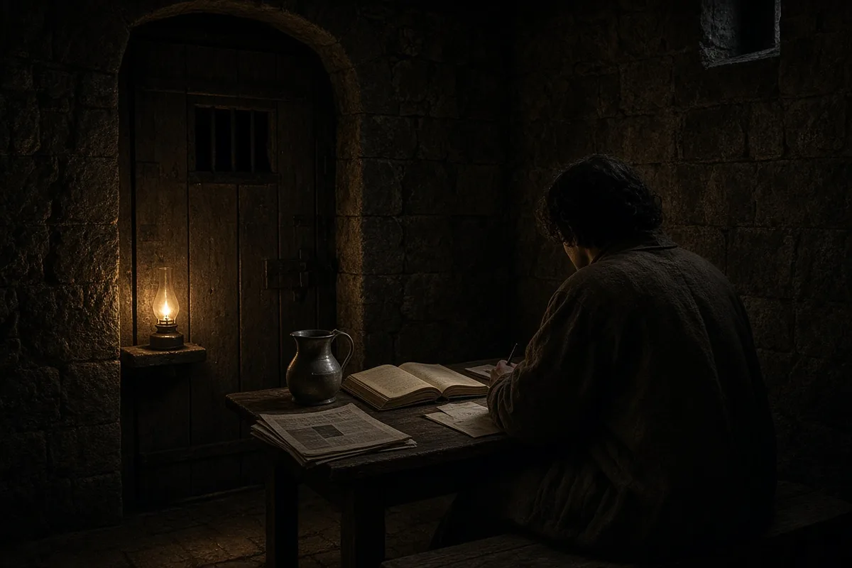 He documented the impact of Scripture on his thinking while still incarcerated.