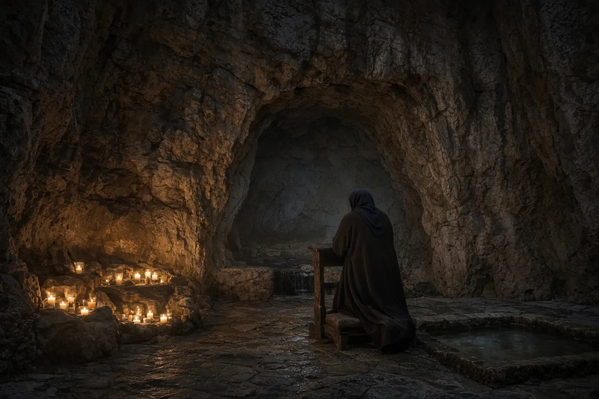 Prayers were offered at the site associated with the reported apparitions.