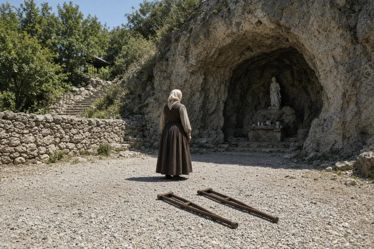 The chronic disease was reported healed during the 1975 visit to Lourdes.