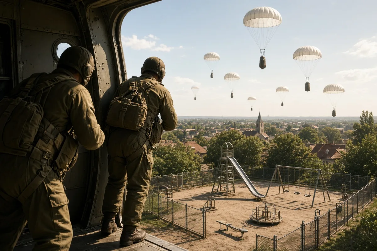 Halvorsen dropped the first candy-laden parachutes over Berlin children in July 1948.