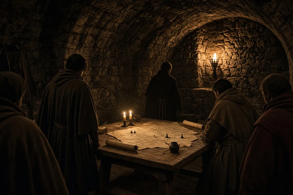 The withdrawal preserved the city and was credited to the intercession organized by Genevieve.