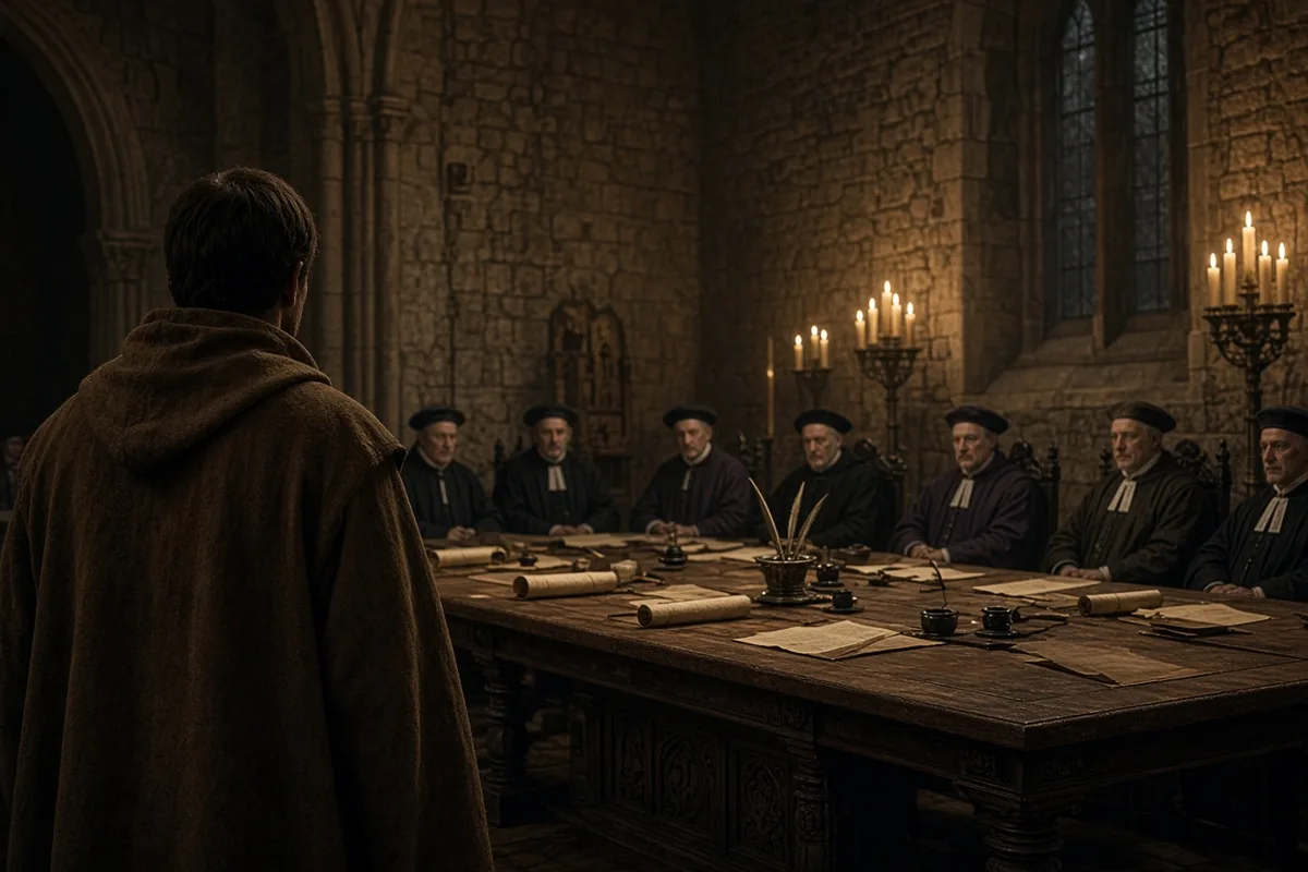 Jan Hus was summoned before the Council of Constance in 1415 to answer charges of heresy.