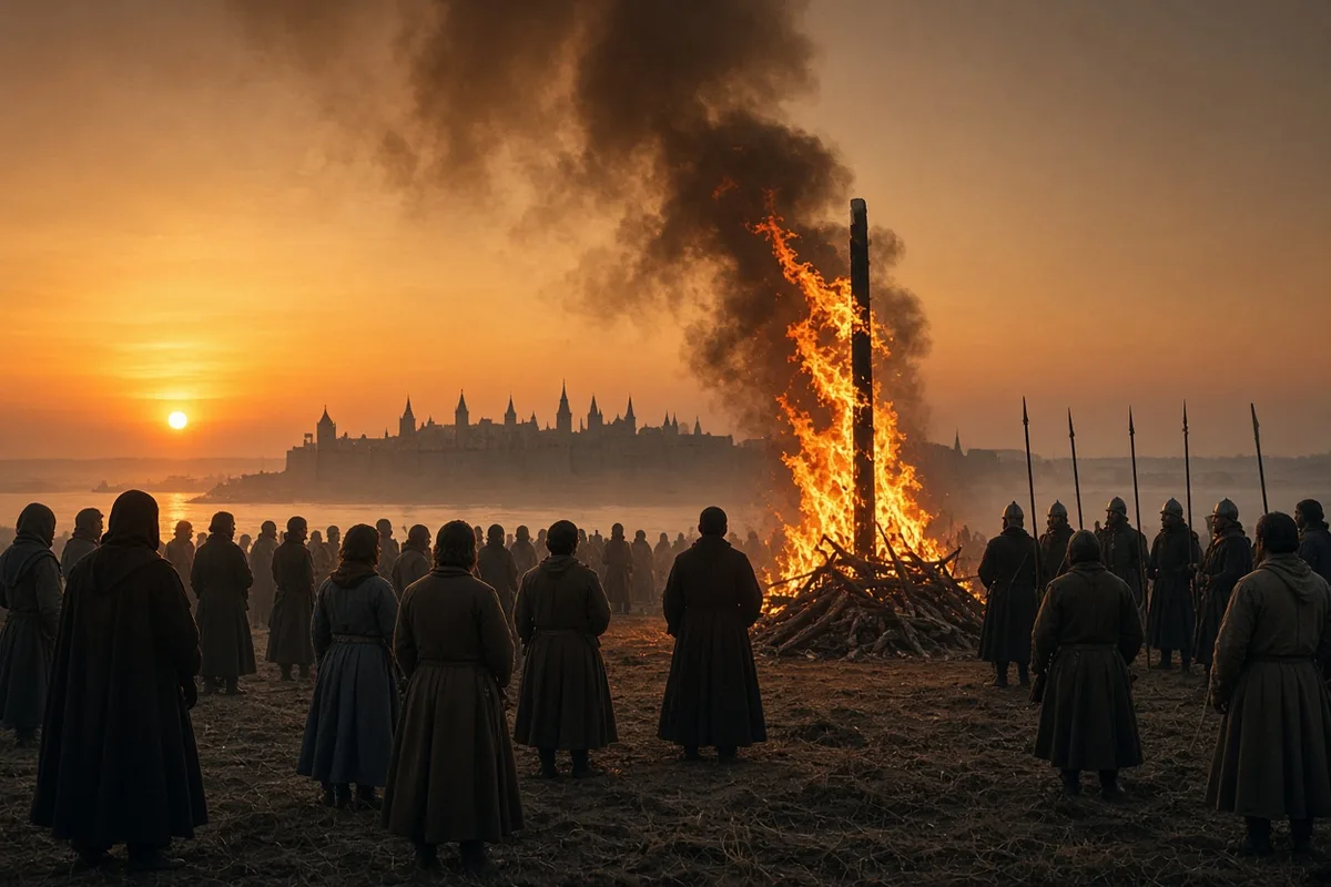 Jan Hus was burned at the stake for his teachings at the Council of Constance.