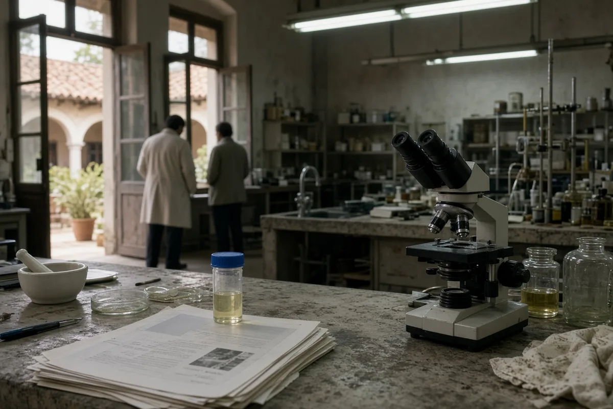 Forensic results confirmed the presence of human blood with living cells.