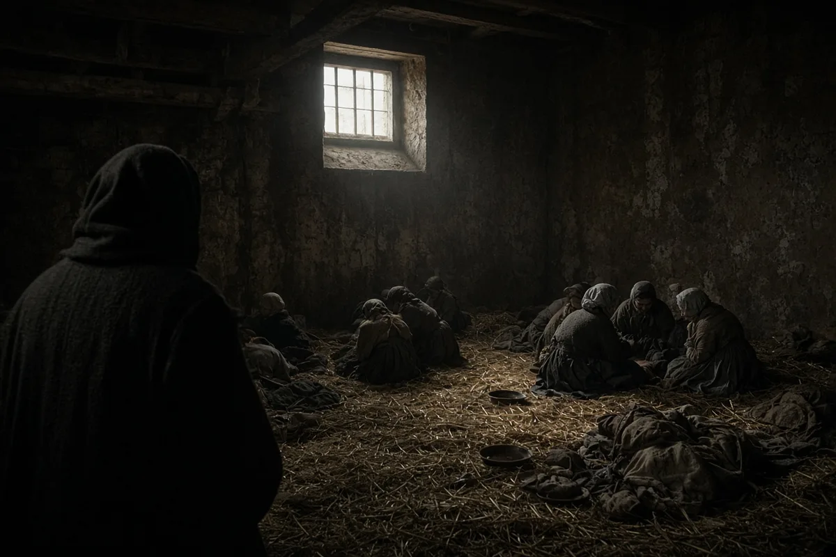 The prison conditions for women at Newgate were severely overcrowded and unsanitary in 1813.