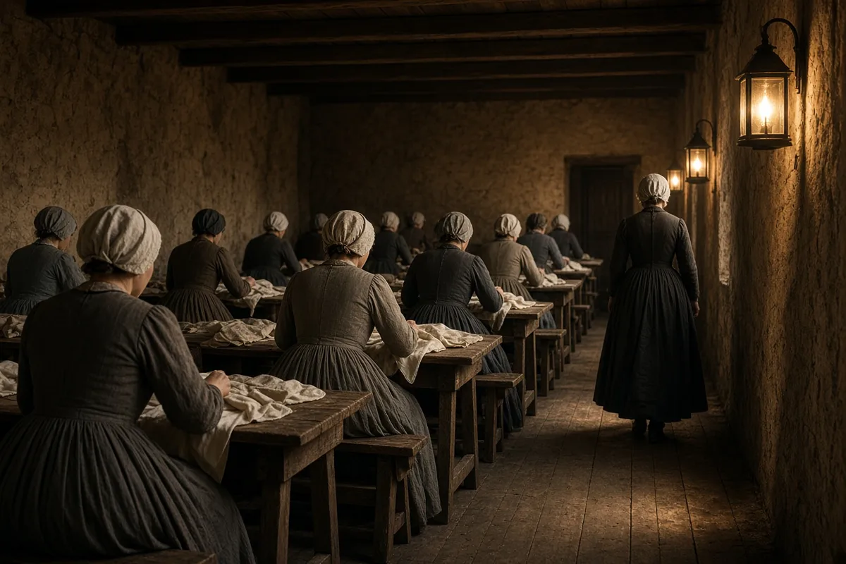 The sewing and educational activities transformed daily routines for many female inmates at Newgate.