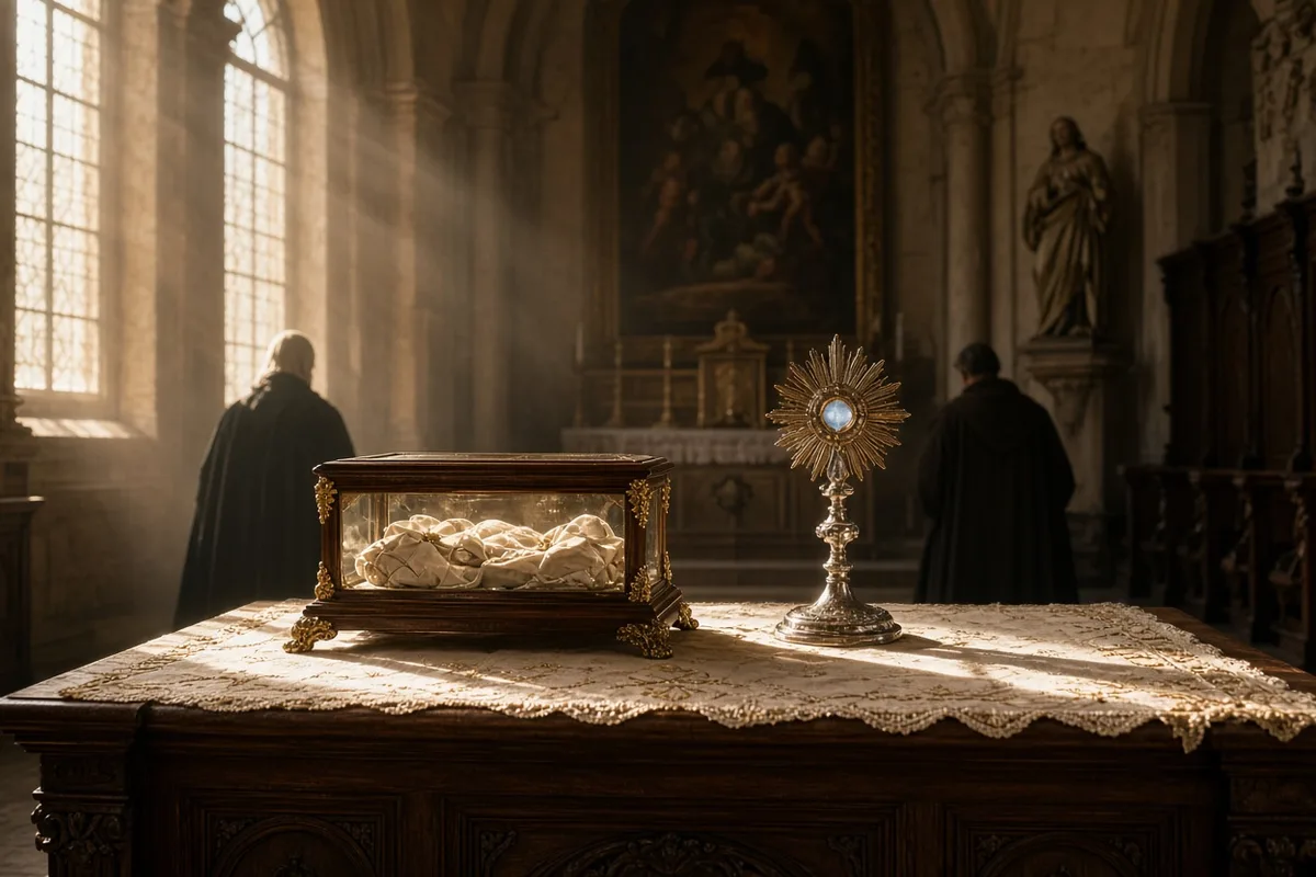 The incorrupt heart was venerated apart from the rest of the body.