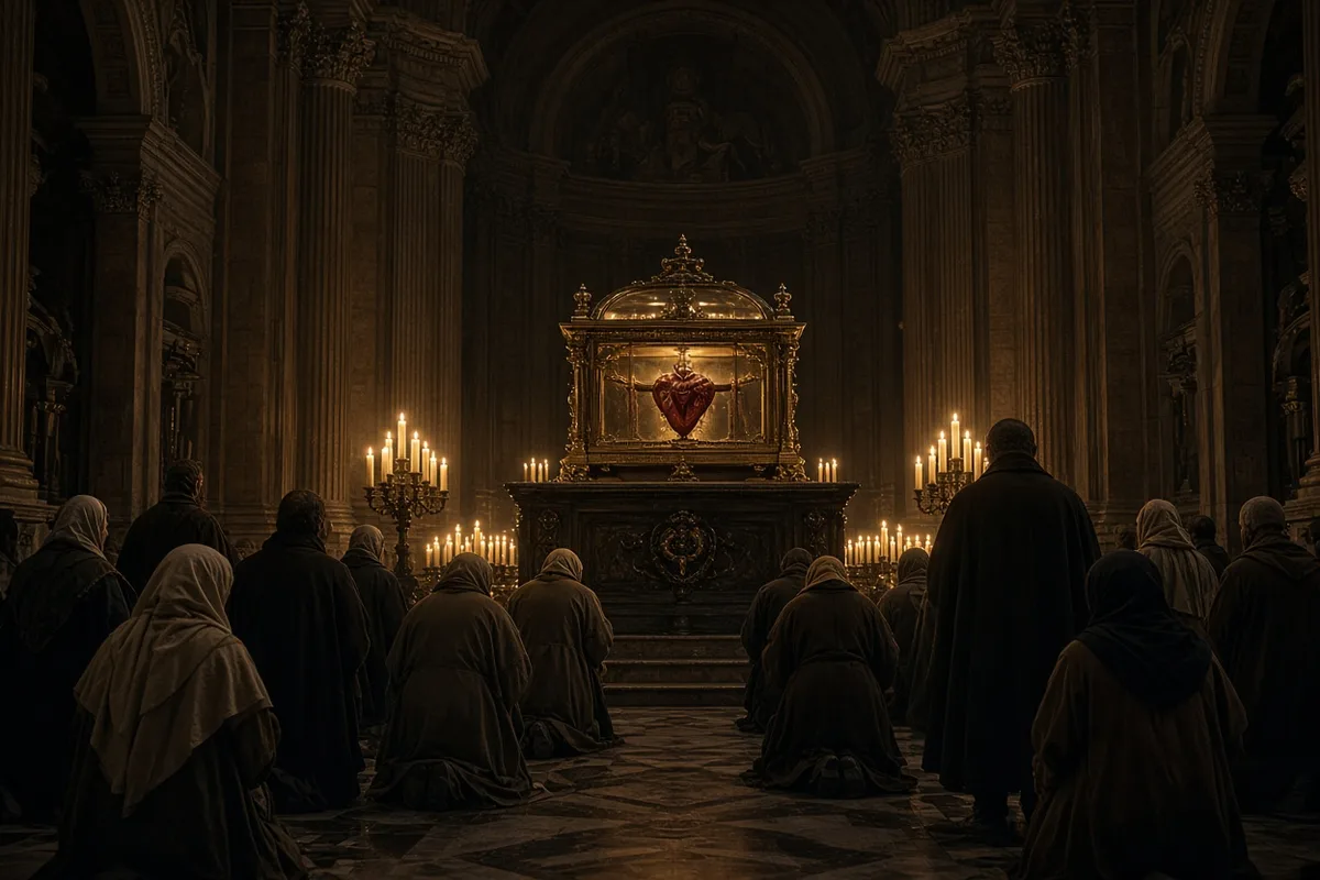 The heart remains preserved and continues to be venerated separately.