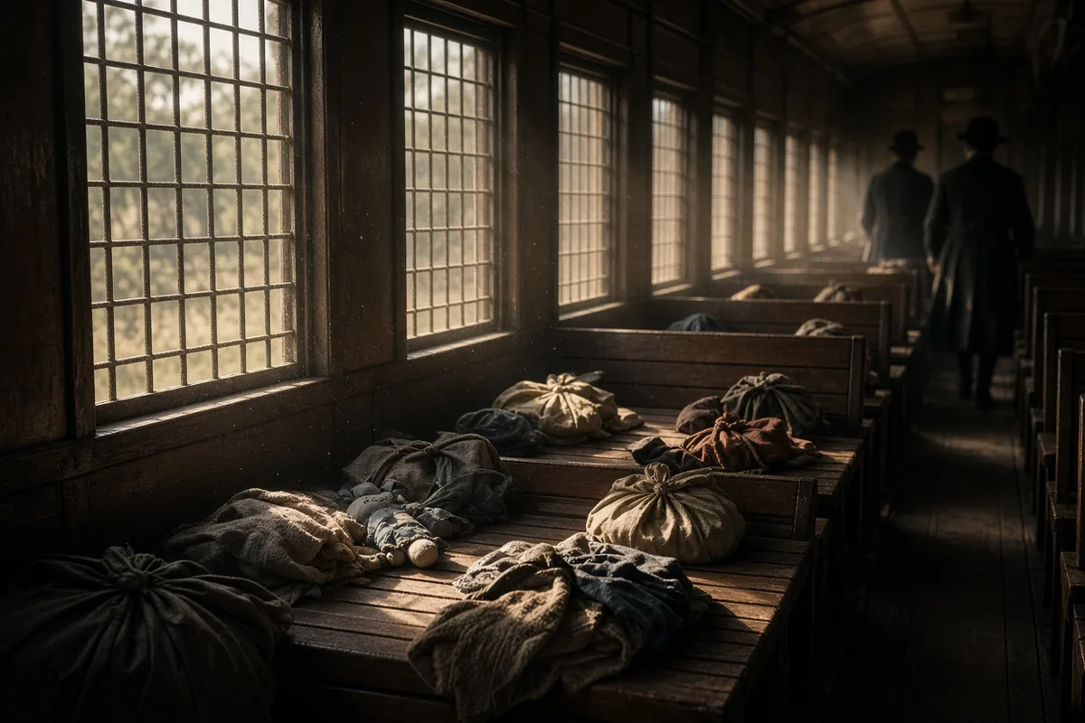 The rescued children traveled across Europe with minimal belongings documented on Winton's lists.