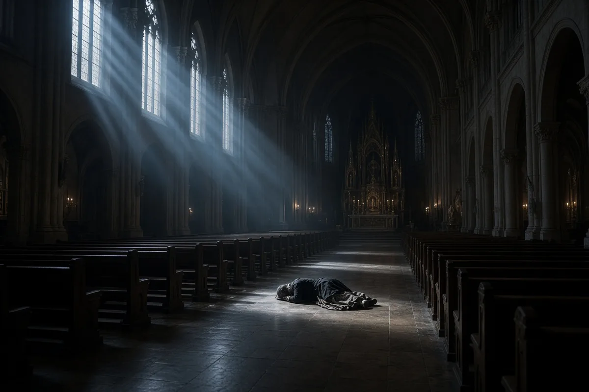 Bély prayed at the Lourdes sanctuary during his stay.