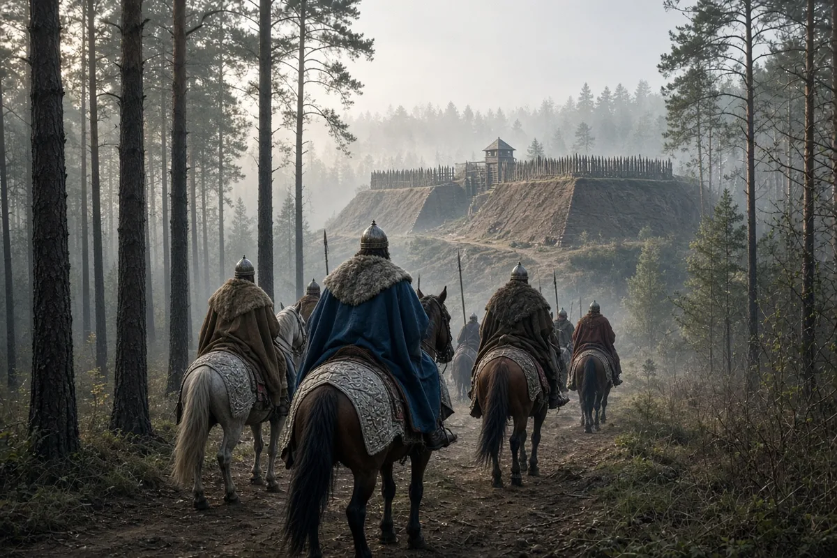 Otto III traveled to Gniezno in the year 1000 to meet Bolesław the Brave.