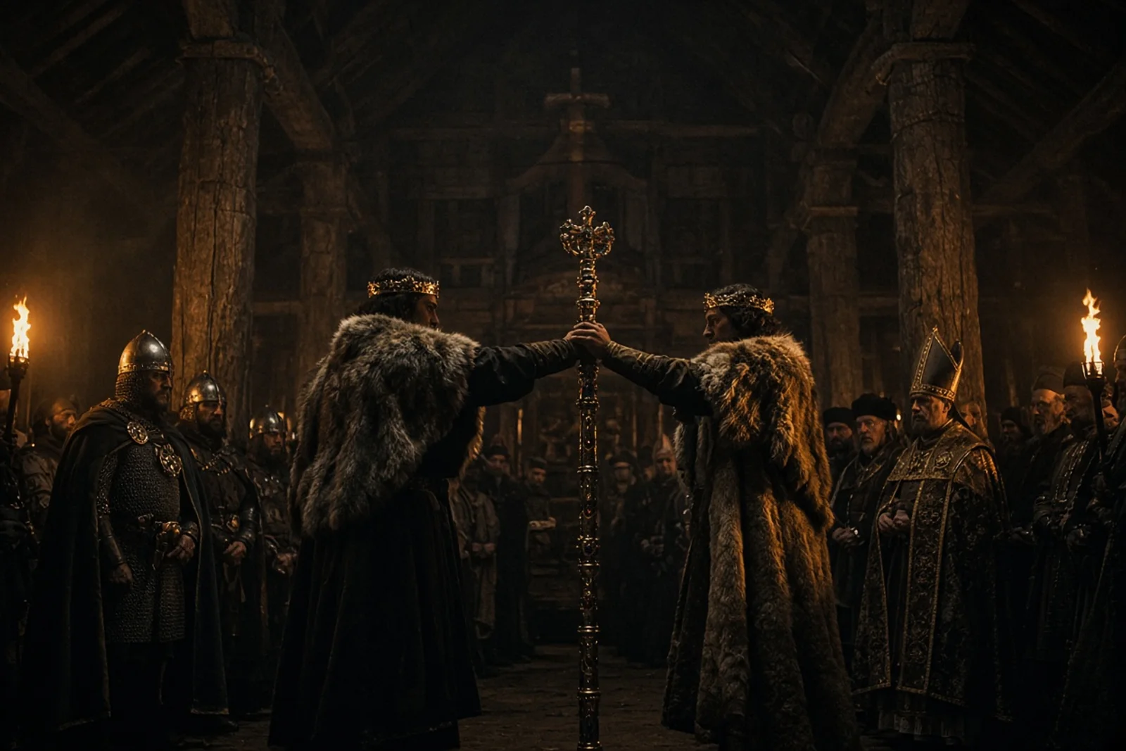 Otto III and Bolesław the Brave Form Alliance at Gniezno