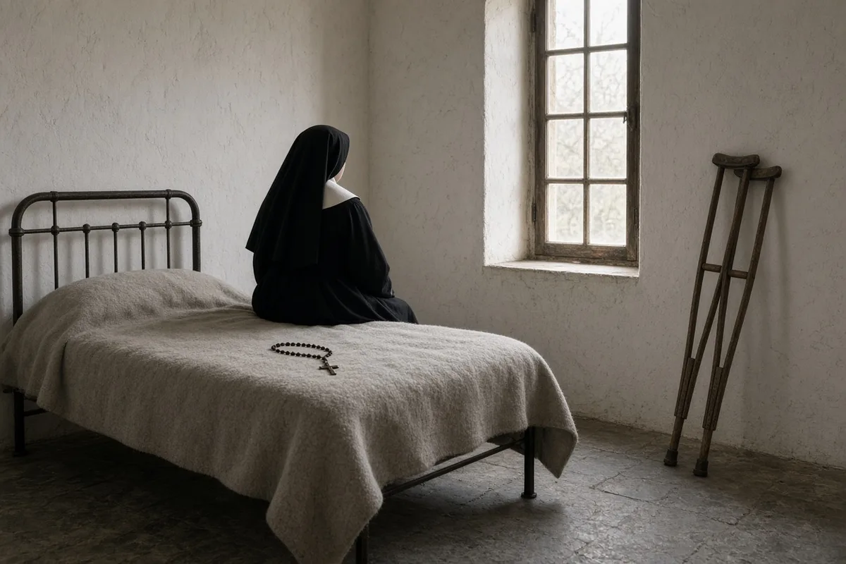Sister Mary endured osteomyelitis while preparing for pilgrimage.