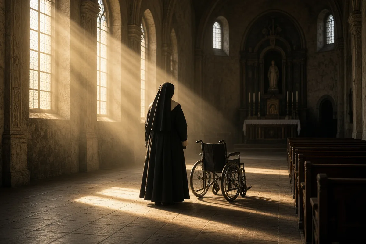Sister Mary was healed of osteomyelitis after the pilgrimage.