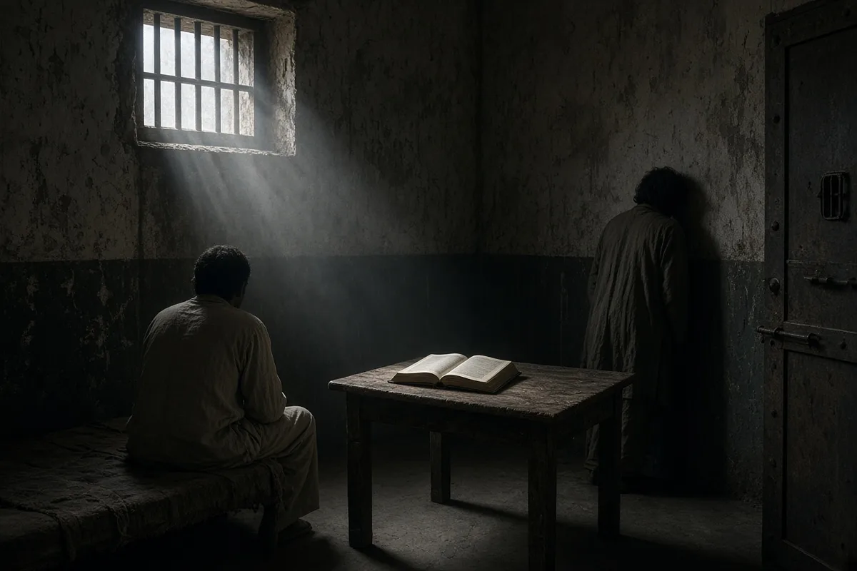 Vishal Mangalwadi described beginning his prison Bible study in the early morning quiet of his cell.