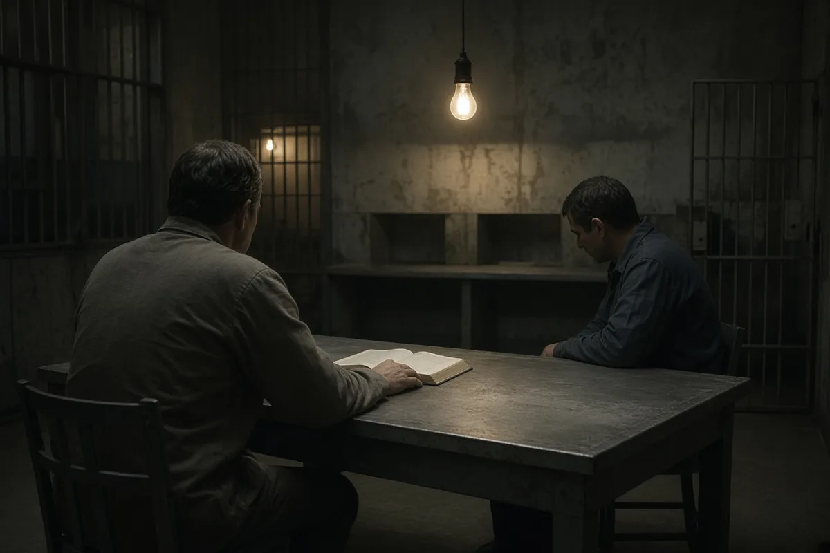 He credited the gift of a Bible during visits as the start of his prison conversion experience.
