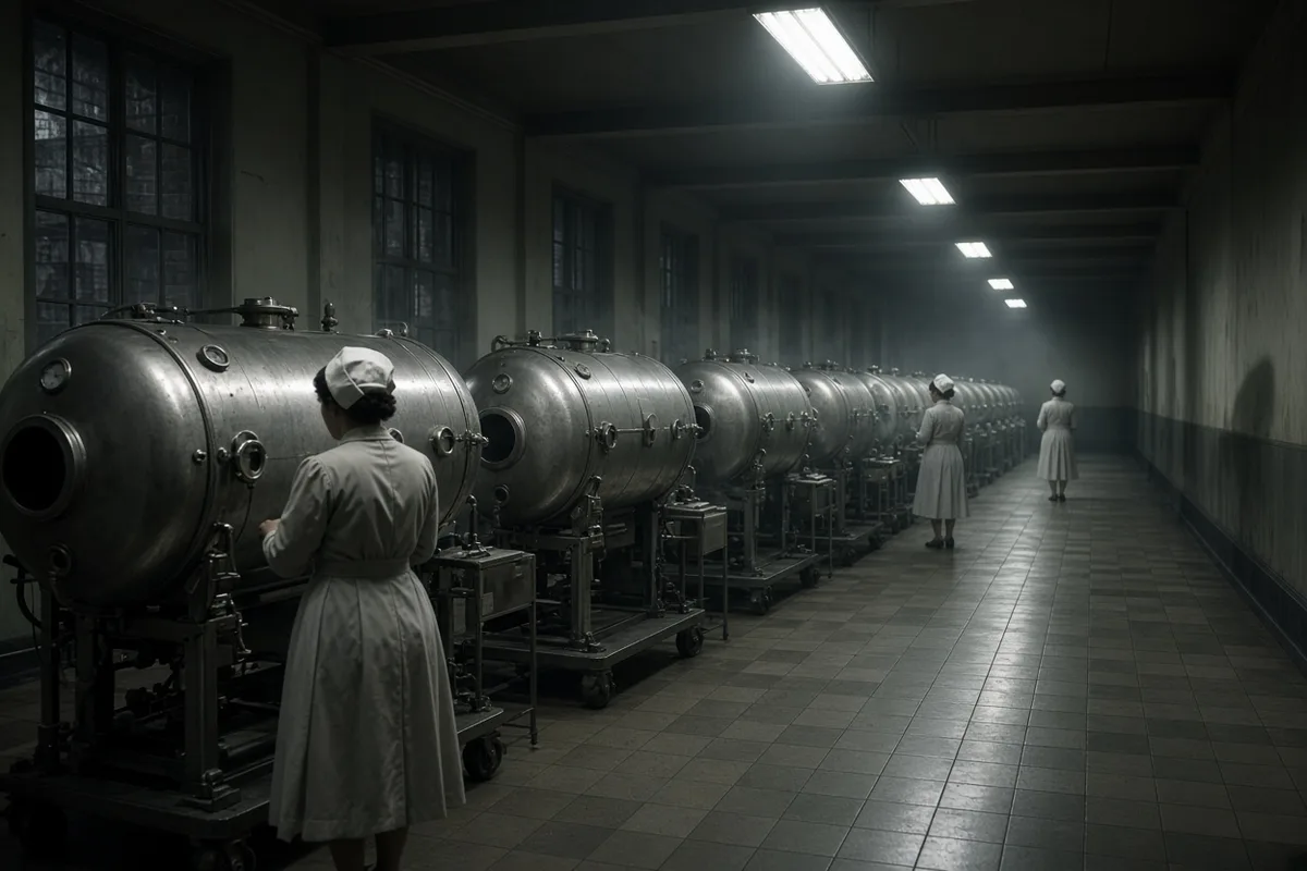 Before the vaccine, tens of thousands of children were paralyzed by polio each year, some requiring iron lungs to breathe.