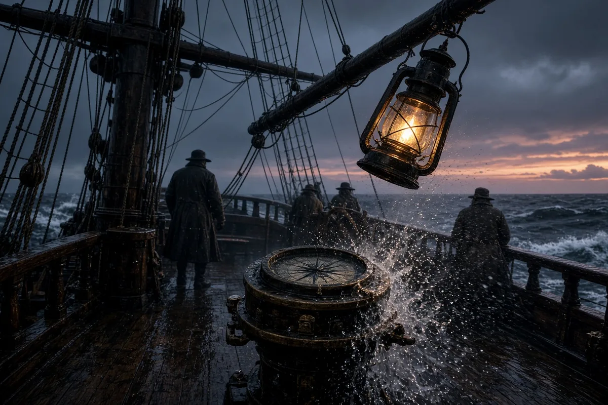 Newton later wrote that he feared for his life during the height of the gale.