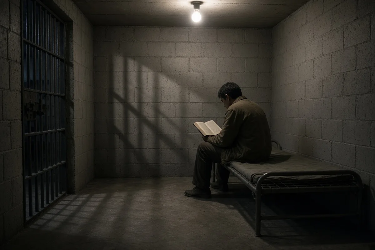 Colson began reading Mere Christianity in his federal prison cell shortly after receiving it.