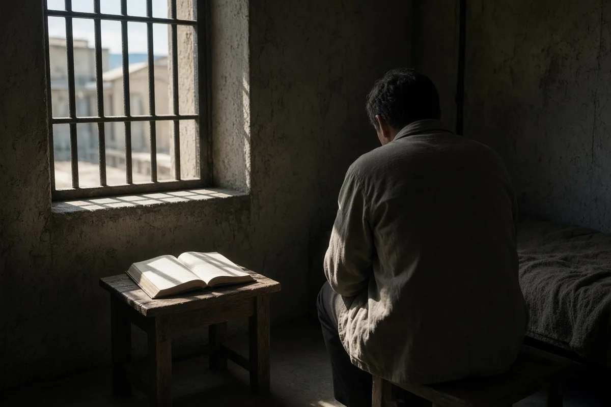Colson continued reading the book daily amid the routines of prison life in 1973.