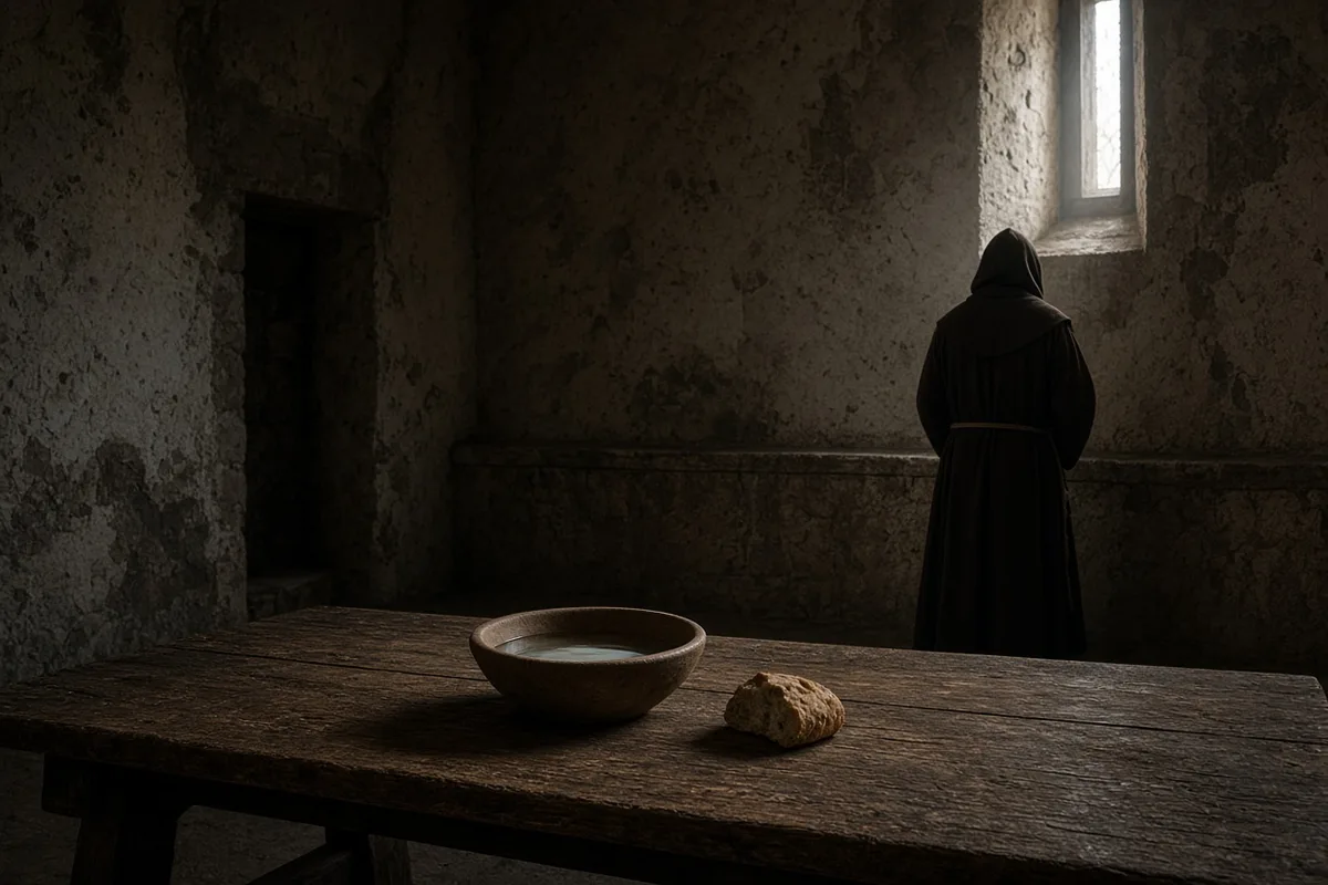 Clare began her life of radical poverty under the protection of the Benedictine nuns.