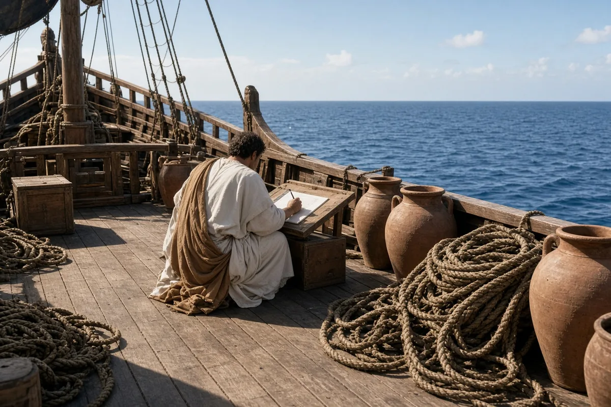 One letter emphasized church unity and was sent ahead from the ship to encourage believers in Rome.