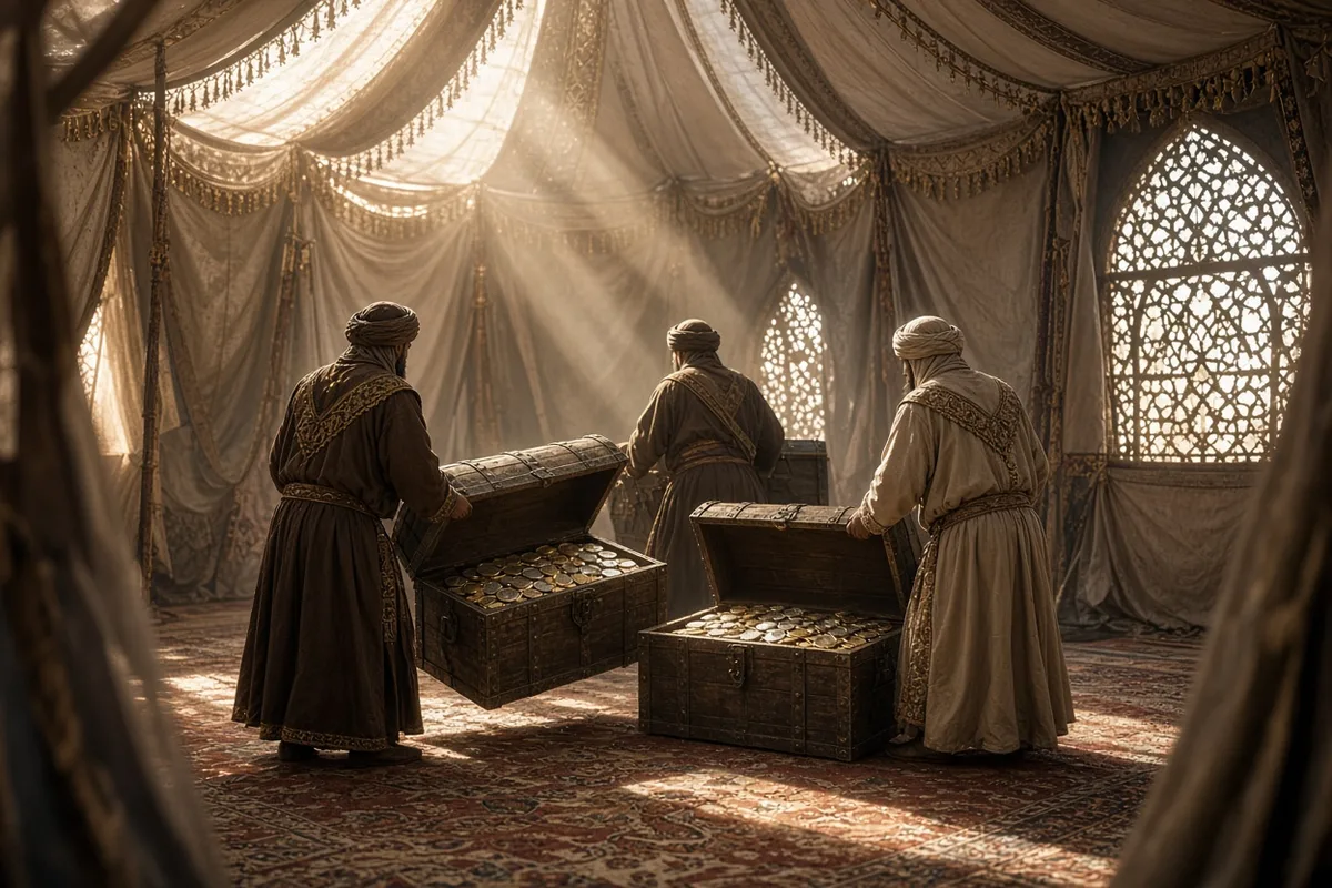 King Louis IX directed that royal treasury funds be used to pay the ransom demanded by the Egyptian captors.