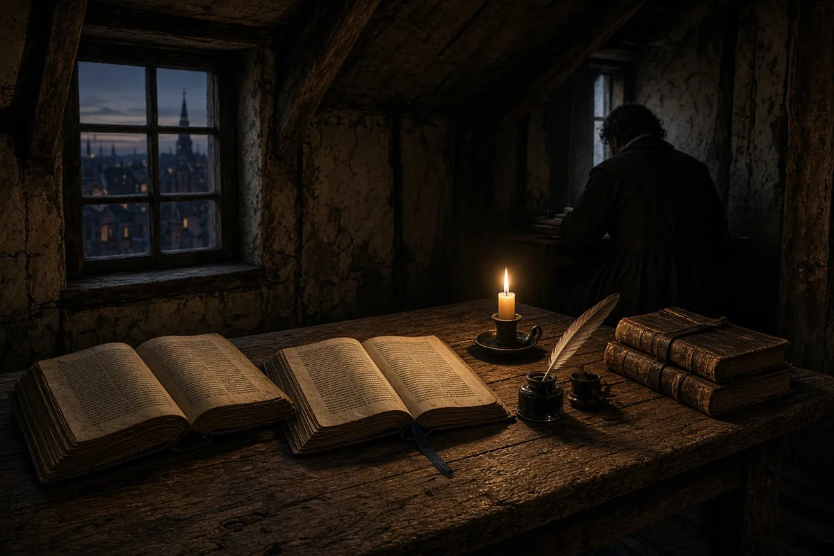 William Tyndale translated the New Testament from Greek into English while living in exile on the European continent.